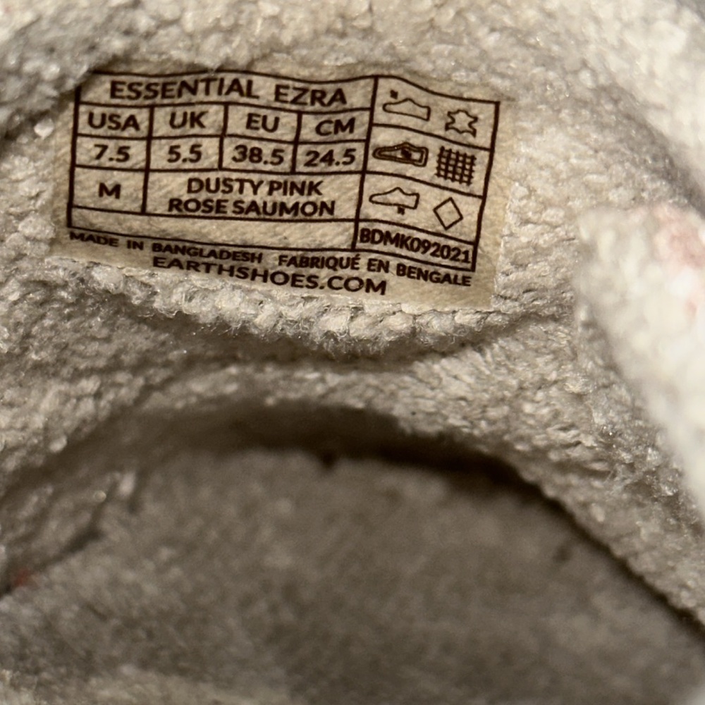 Earth Origins Womens Ezra Slip On Pink Suede Clogs 7.5 EUC - Picture 11 of 16